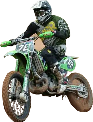 Motocross Rider Midair Action78 PNG image