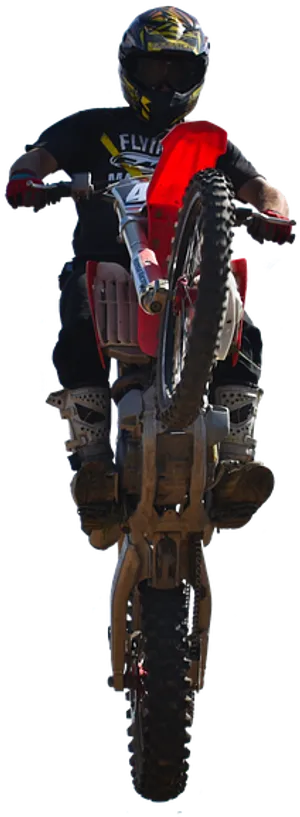 Motocross Rider Midair Stunt.png PNG image