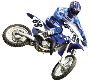 Motocross Rider Midair Stunt Yamaha89.png PNG image