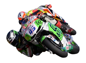Motorcycle Racing Action PNG image