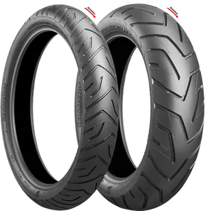 Motorcycle Tyres Interlocking Design PNG