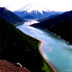 Mount Paektu Scenic View Png Koa67 PNG image