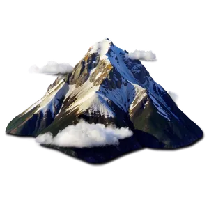 Mountain And Clouds PNG 05032024