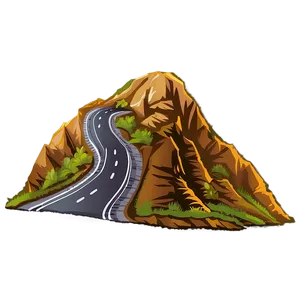 Mountain And Road PNG Npm21