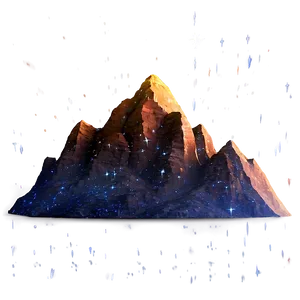 Mountain And Starlight PNG Eku86 PNG