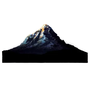 Mountain At Night PNG 05032024
