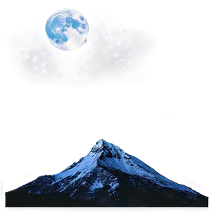 Mountain At Night PNG 34