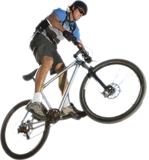 Mountain Biker Mid Air Trick