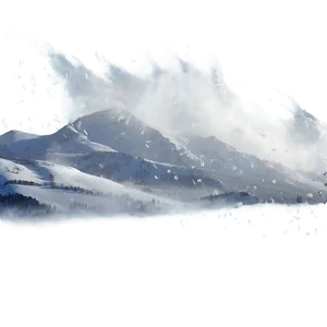 Mountain Blizzard Wind Png 69 PNG image