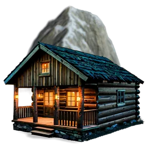 Mountain Cabin Aesthetic Png 99 PNG image
