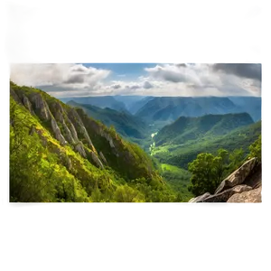 Mountain Cliff Landscape PNG 73