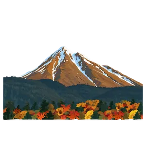 Mountain During Fall PNG 96 PNG