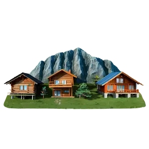 Mountain Houses PNG 38 PNG