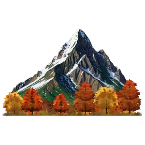 Mountain In Autumn PNG 8 PNG