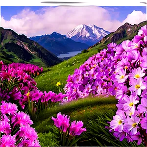 Mountain In Spring PNG 10 PNG