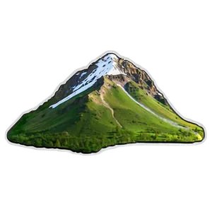 Mountain In Spring PNG Rgm