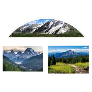 Mountain Landscape Photo PNG 05212024