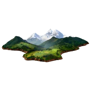 Mountain Landscape PNG Lnn70