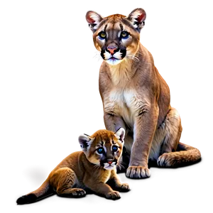 Mountain Lion Family Png 29 PNG image