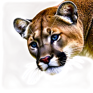 Mountain Lion Gaze Png 25 PNG image