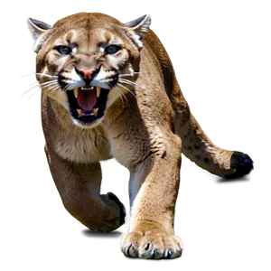 Mountain Lion Growl PNG 06262024