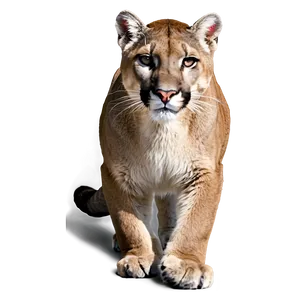 Mountain Lion In Summer PNG 20