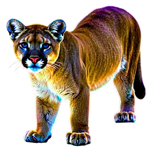 Mountain Lion In Summer Png Nxu53 PNG image