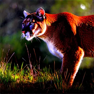 Mountain Lion In The Wild Png Rrf PNG image