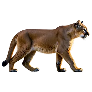 Mountain Lion Silhouette PNG Lot