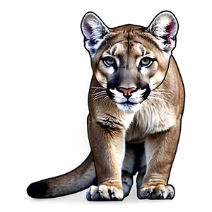 Mountain Lion Sketch Png Geb9 PNG image