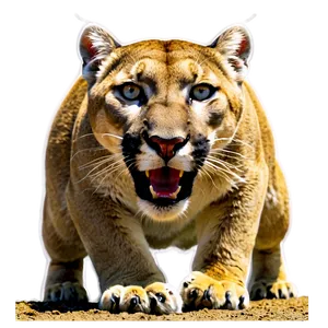 Mountain Lion Strength Png 06262024 PNG image