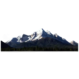 Mountain Range Panorama PNG 05032024 PNG