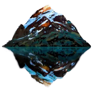 Mountain Reflection In Water PNG Ofi PNG
