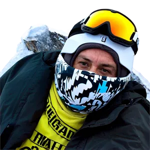 Mountain Snowboarding PNG Jlx2