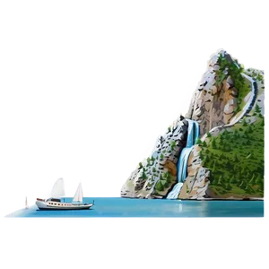 Mountain With Bridge PNG Kpc