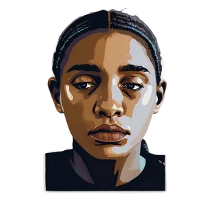 Mournful Face Illustration PNG 76 PNG