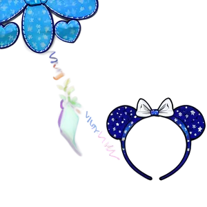 Mouse Ears With Bows PNG 88