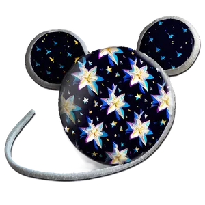 Mouse Ears With Stars PNG Gtw