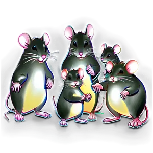 Mouse Family PNG Fxq