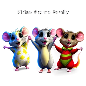Mouse Family PNG Vwy