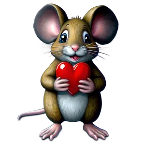 Mouse In Love Png Yqk69 PNG image