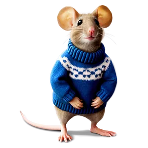 Mouse In Sweater PNG 9 PNG