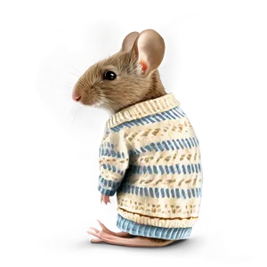 Mouse In Sweater PNG Dxe24 PNG