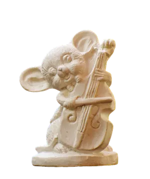 Mouse Musician Figurine