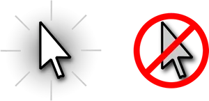 Mouse Pointer Allowedand Prohibited PNG image