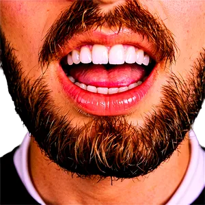 Mouth With Beard Png 05242024 PNG image