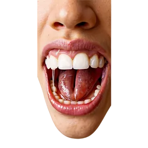 Mouth With Tongue Png Stl45 PNG image