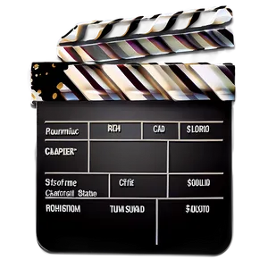 Movie Clapper Film Slate Png Hvq27 PNG image