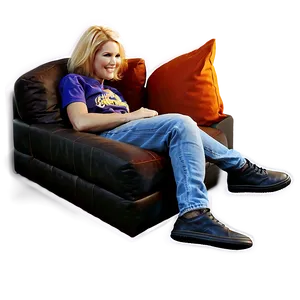 Movie Night Couch Png 05252024 PNG image
