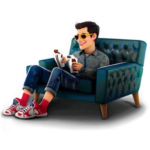 Movie Night Couch Png Coh PNG image